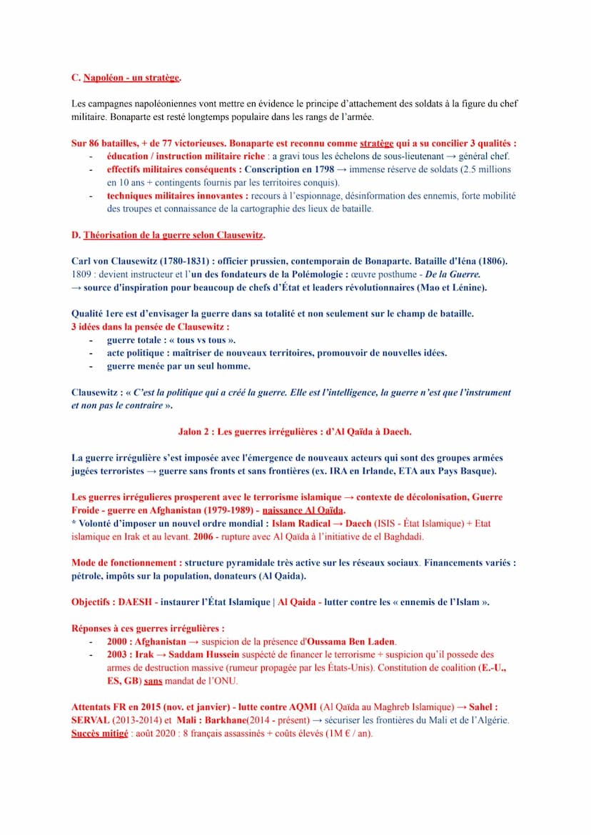 HGGSP THÈME II: FAIRE LA GUERRE, FAIRE LA PAIX.
Depuis la fin de la Seconde Guerre mondiale et la fin de la Guerre Froide, les guerres ont c