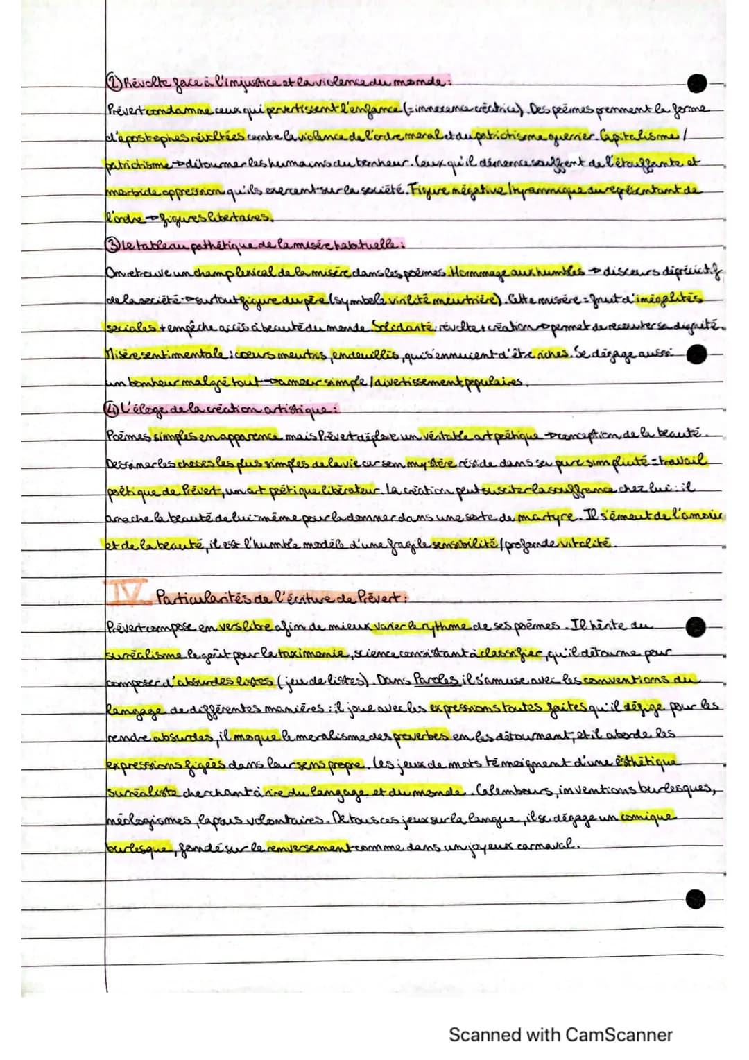 LECTURE CURSIVE : Parcours "Les Mermaires d'une âme".
• Paroles, Jacques Prévert..
1946, mouvement du surrealisime..
Themes principaux : ber
