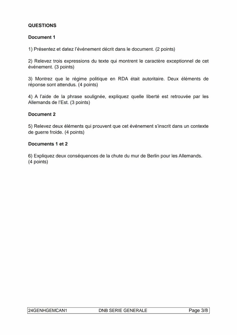 DIPLÔME NATIONAL DU BREVET
SESSION 2024
HISTOIRE-GÉOGRAPHIE
ENSEIGNEMENT MORAL ET CIVIQUE
Série générale
Durée de l'épreuve : 2 h 00
50 poin