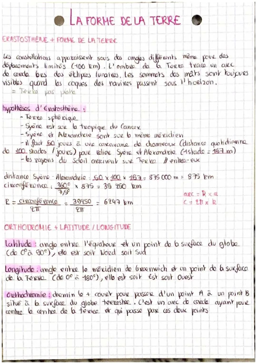 Comment calculer la circonférence de la Terre et comprendre le GPS