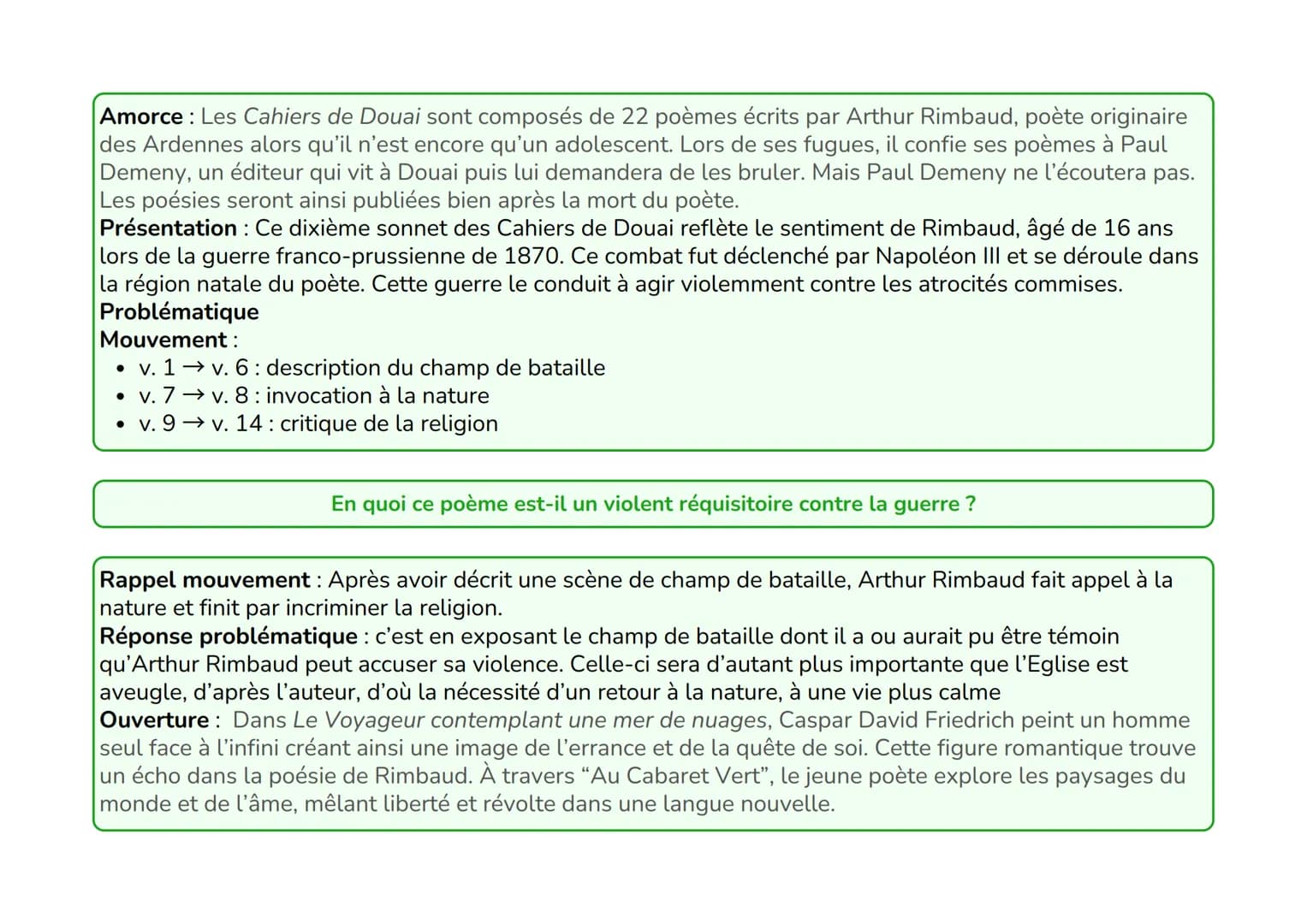 --- OCR Start ---
En quoi ce poème est-il un violent réquisitoire contre la guerre ?
Tandis que les crachats rouges de la mitraille
Sifflent