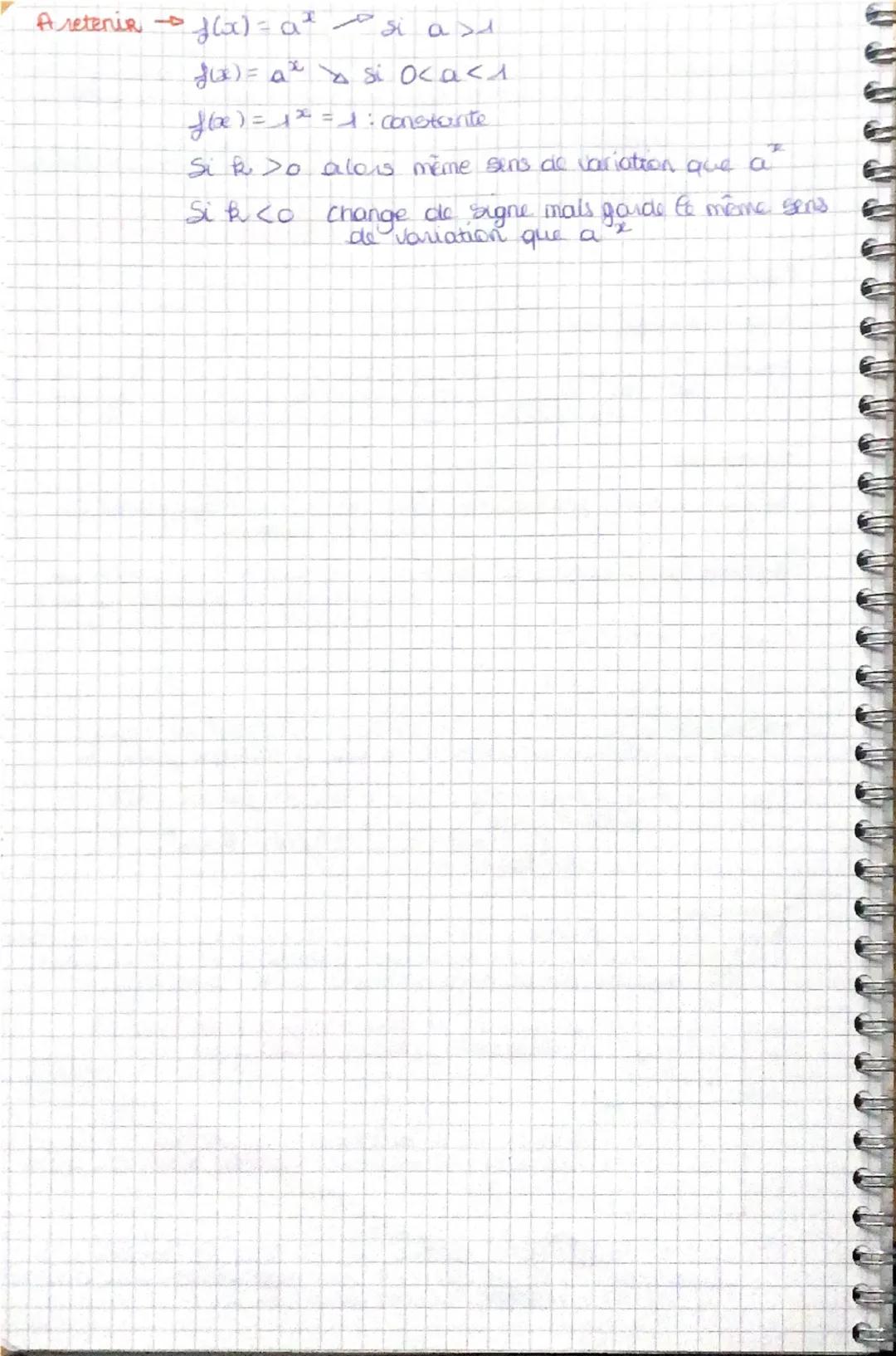 # Maths-Chap 4, fonctions exponentielles de boss a

*   meginction: Sout a un réce stuctement D. da suite de terme générale
ar definie pour 