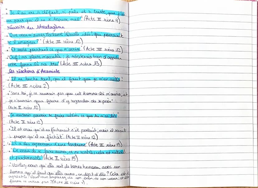 16
ויו
Li
7
C
11
13
Fourses Confidences
résumé par scènes.
Acte I:
Scène 1. DoRante va chez Araminte où il recevra le
poste d'intendant
Scen