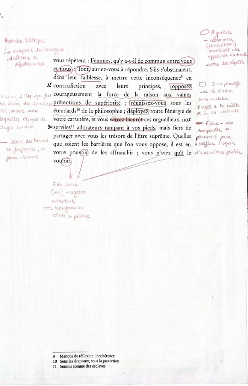 TEXTE 12 : Déclaration des droits de la femme et de la citoyenne, «< Postambule »>, Olympes de Gouges
Carte d'identité :
Déclaration des dro
