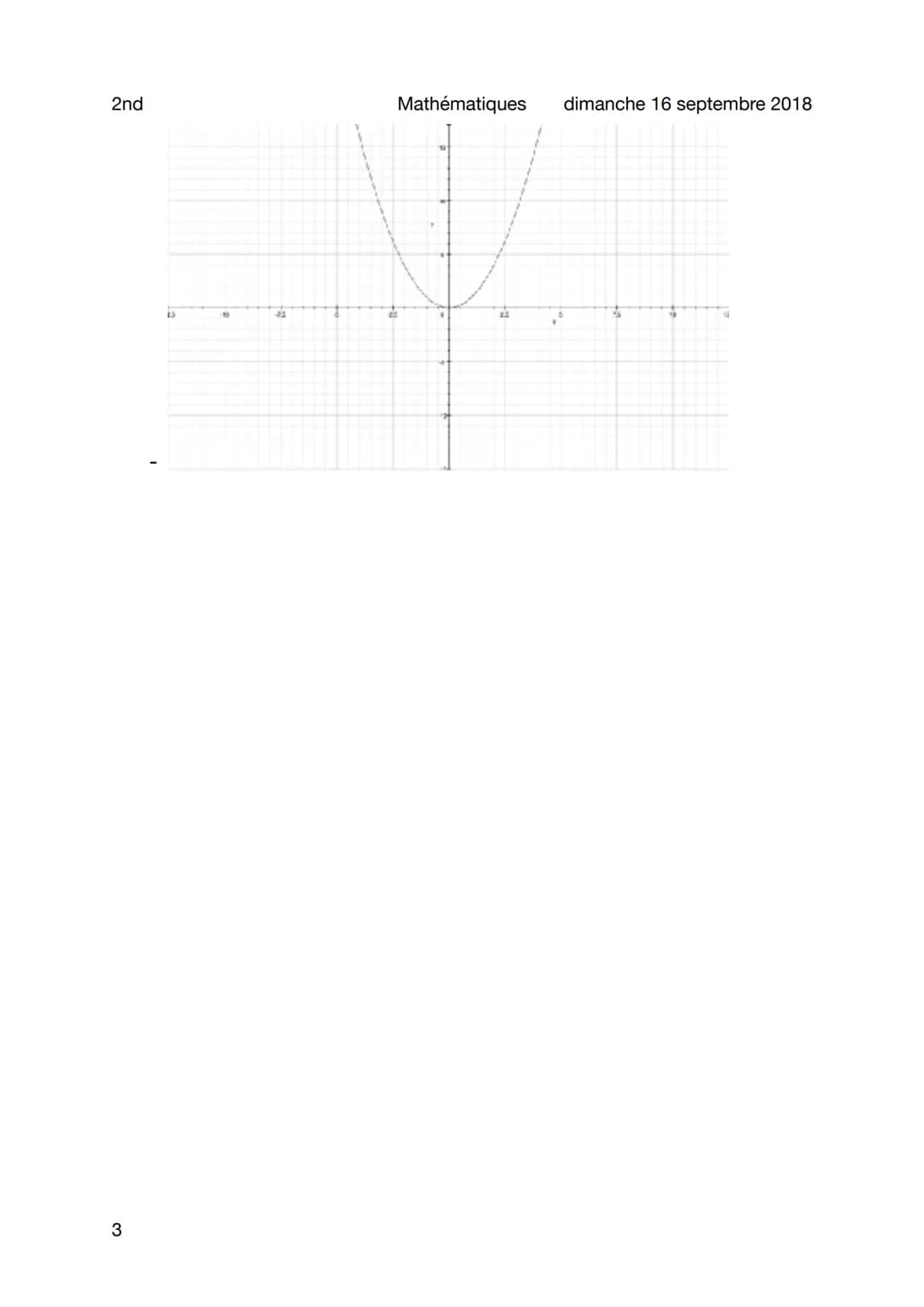 2nd
Fonctions
Objet
1
Mathématiques
Notion de fonction
• Soit D, un ensemble de nombres réels. Définir une fonction f sur D revient à
associ