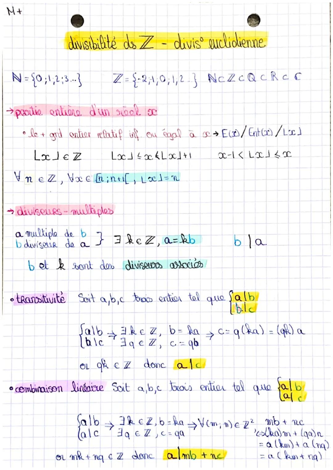 Division euclidienne 