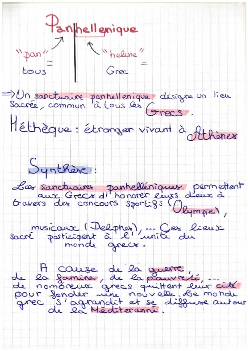 mhistoire
Definition:
Agora: Place
Acropole: Colline Sacré sur laquelle se I
trouvent les temples dédiés à la
divinite protectrice de
la cit