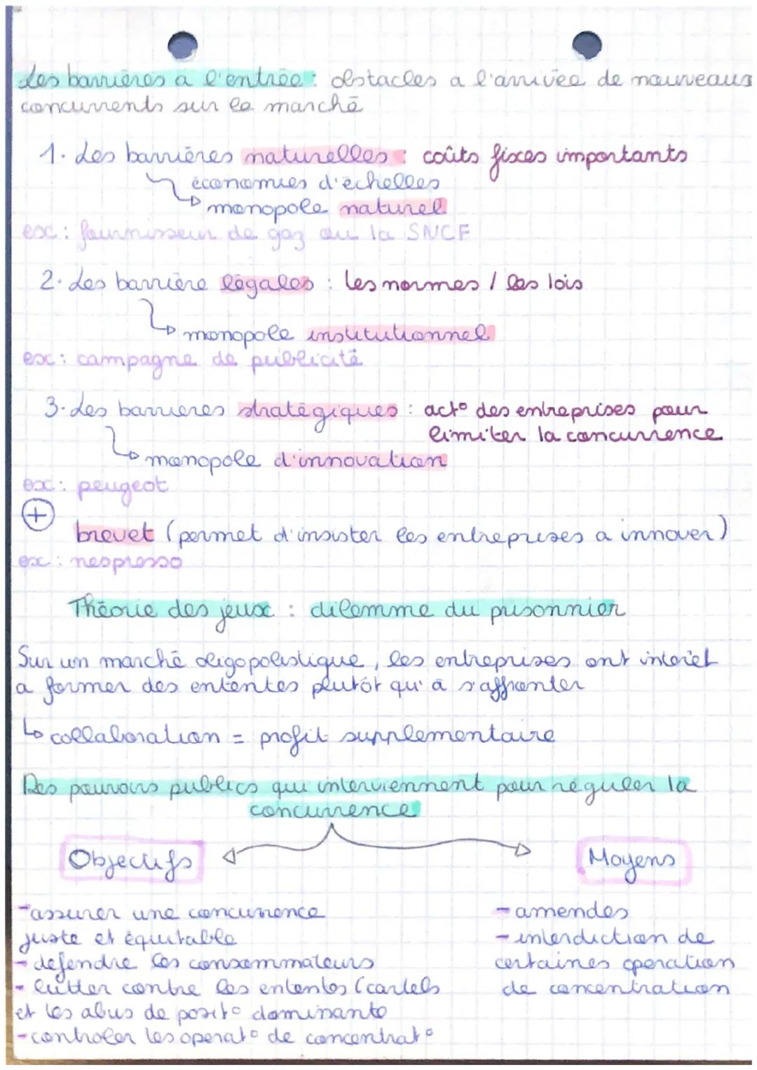 les marchés
met concurren
5 conditions de la CPP:
En CPP, le producteur
= preneur de prix
imparfaite
tee
l'atomicité
- l' homogeneité des pr