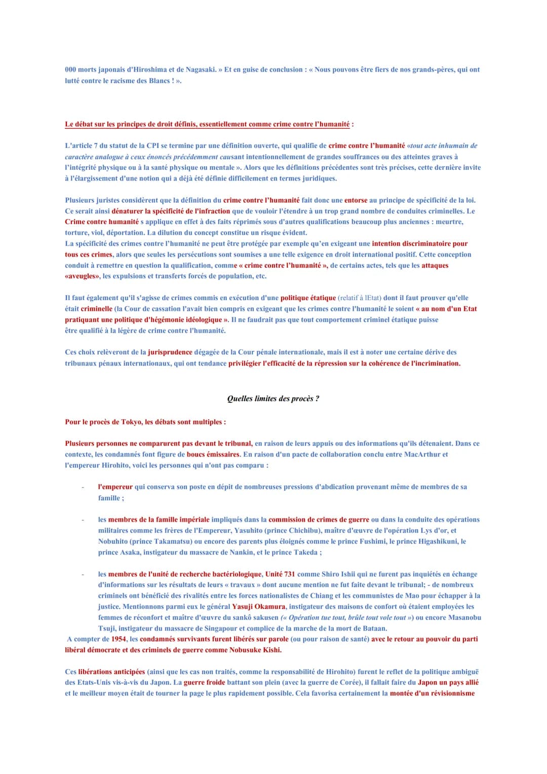 Thème 2 : La multiplication des acteurs internationaux dans un monde bipolaire (de 1945 au
début des années 70)
Chapitre 1 : La fin de la se