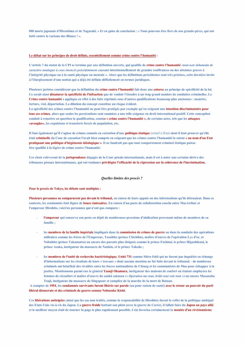 Thème 2 : La multiplication des acteurs internationaux dans un monde bipolaire (de 1945 au
début des années 70)
Chapitre 1 : La fin de la se