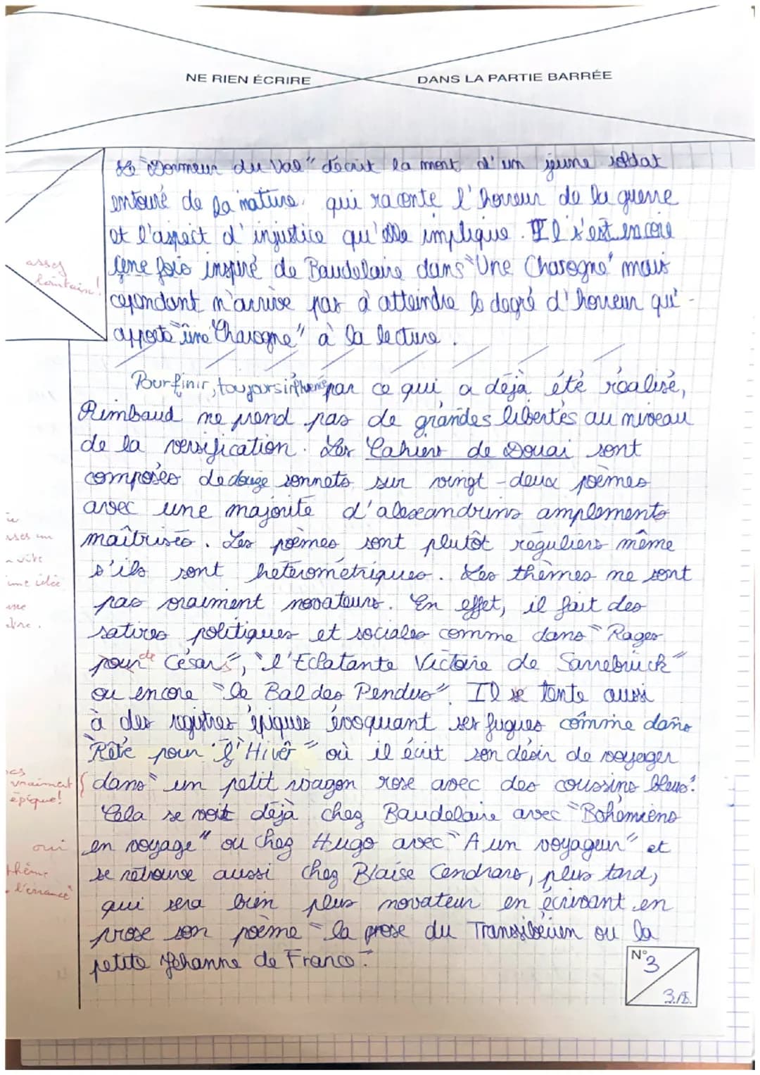 NE RIEN
Repère de l'épreuve :
Épreuve/sous-épreuve :
(Préciser sly a heu, le sujet choisi
Note:
20
en bas de la pagayer
placez les feuilles
