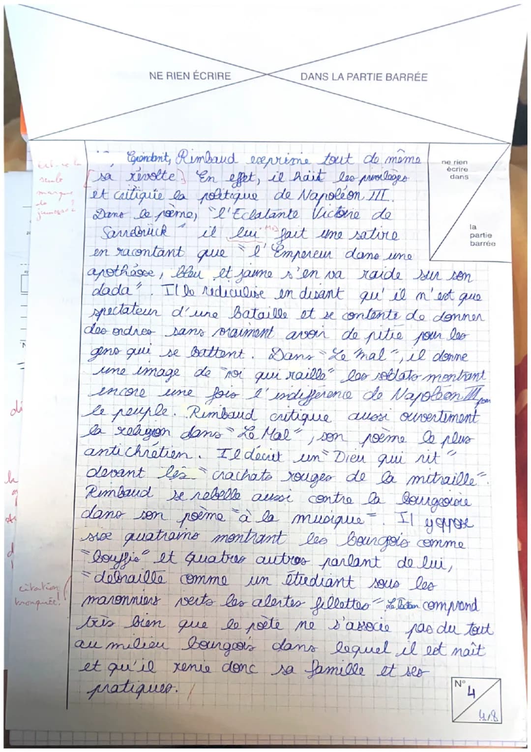 NE RIEN
Repère de l'épreuve :
Épreuve/sous-épreuve :
(Préciser sly a heu, le sujet choisi
Note:
20
en bas de la pagayer
placez les feuilles
