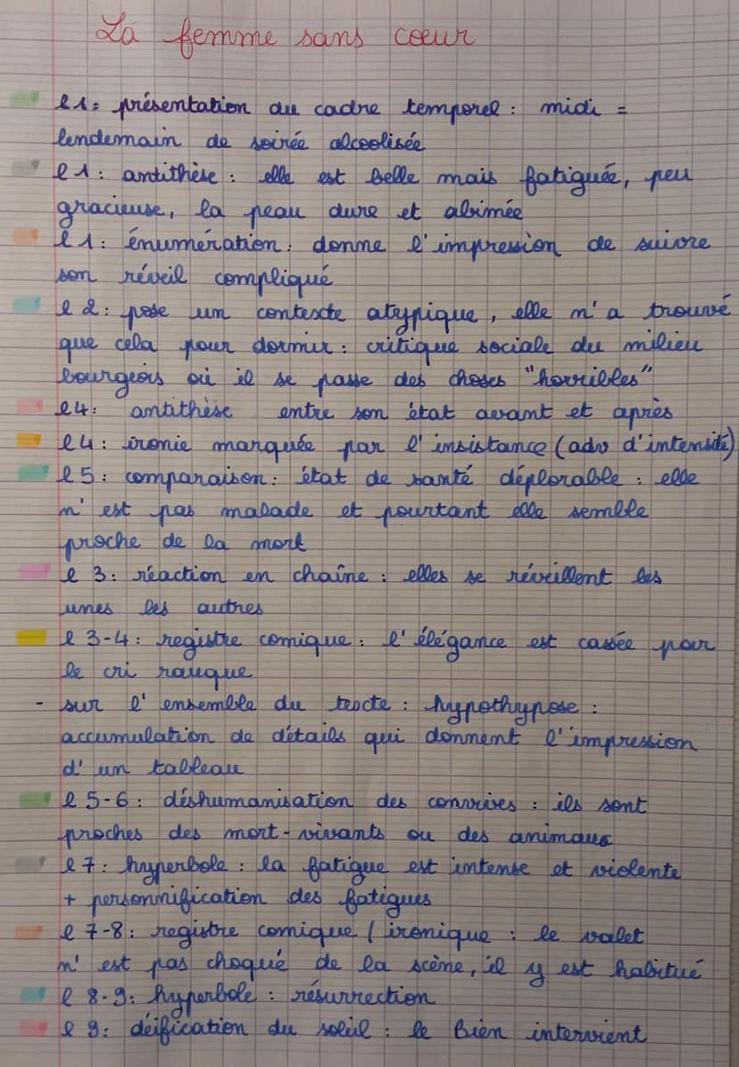 LECTURE ANALYTIQUE - LA PEAU DE CHAGRIN -
EXTRAIT DE LA FEMME SANS CŒUR
Ce passage se situe à la fin de la deuxième partie, "La Femme sans c