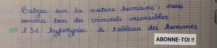 LECTURE ANALYTIQUE - LA PEAU DE CHAGRIN -
EXTRAIT DE LA FEMME SANS CŒUR
Ce passage se situe à la fin de la deuxième partie, "La Femme sans c