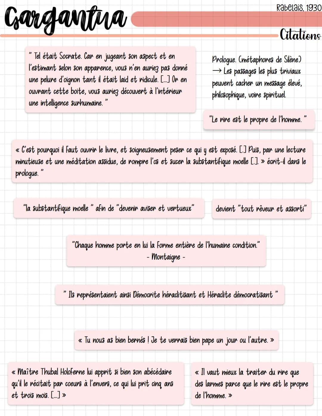 Gargantua
Parcours Rire et savoir
Dès les premières lignes, Rabelais crée une connivence entre lui et ses lecteurs avec l'apostrophe « Amis 