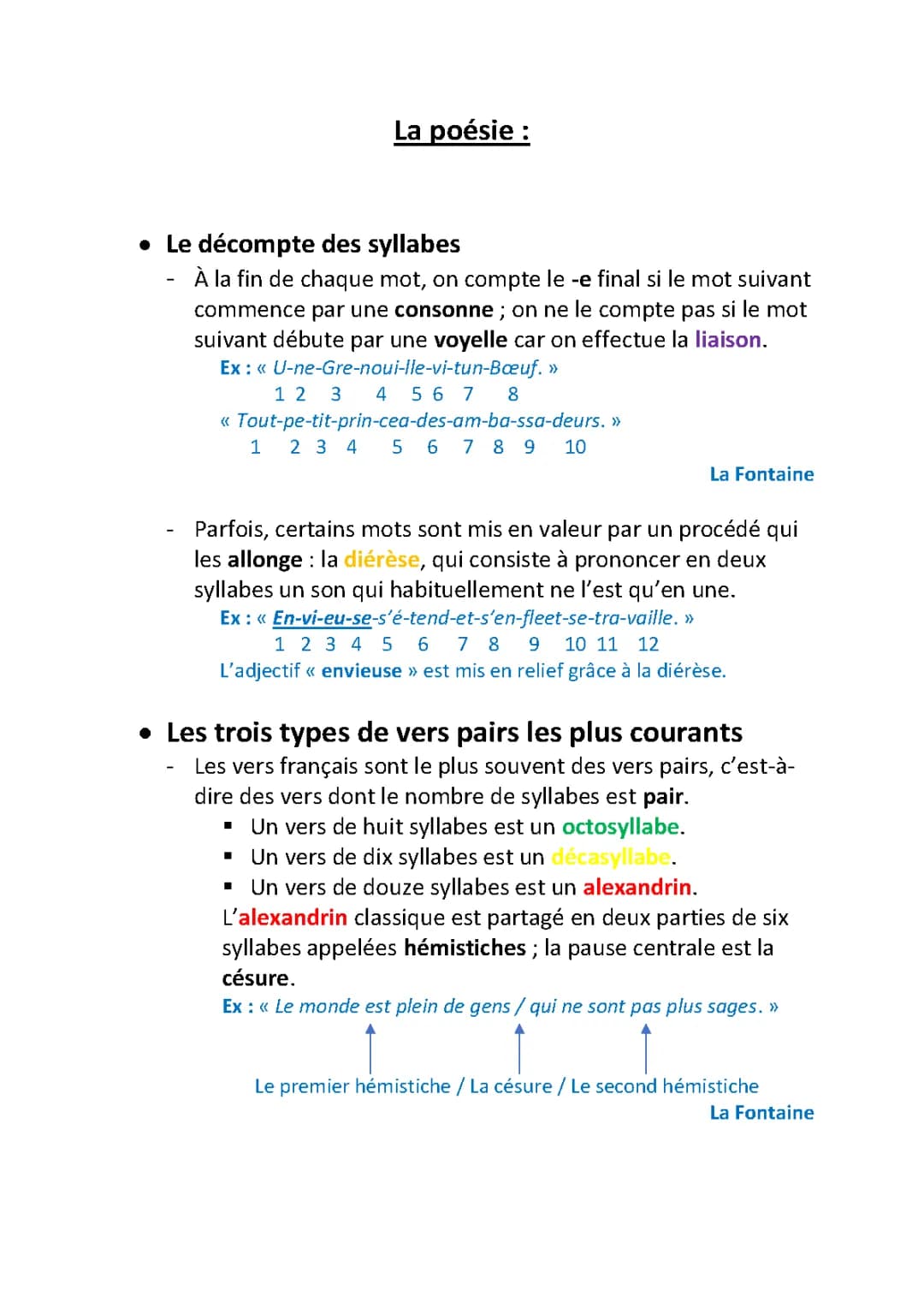 La poésie