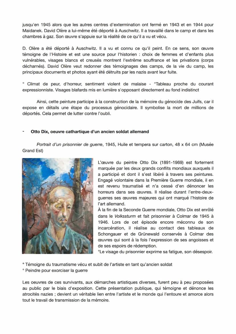 GRAND ORAL ART: Les génocides juif & tzigane
Introduction :
En 1945, il y a une réaction immédiate aux persécutions des juifs avec la créati