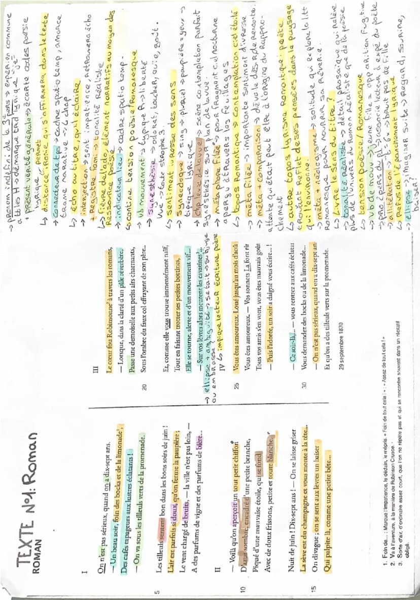 INTRODUCTION Roman est un poème d'AR figurant dans les "CDDF, Il est écrit en
alexandRins, à Rimes croisées, et comprend & Sections composes