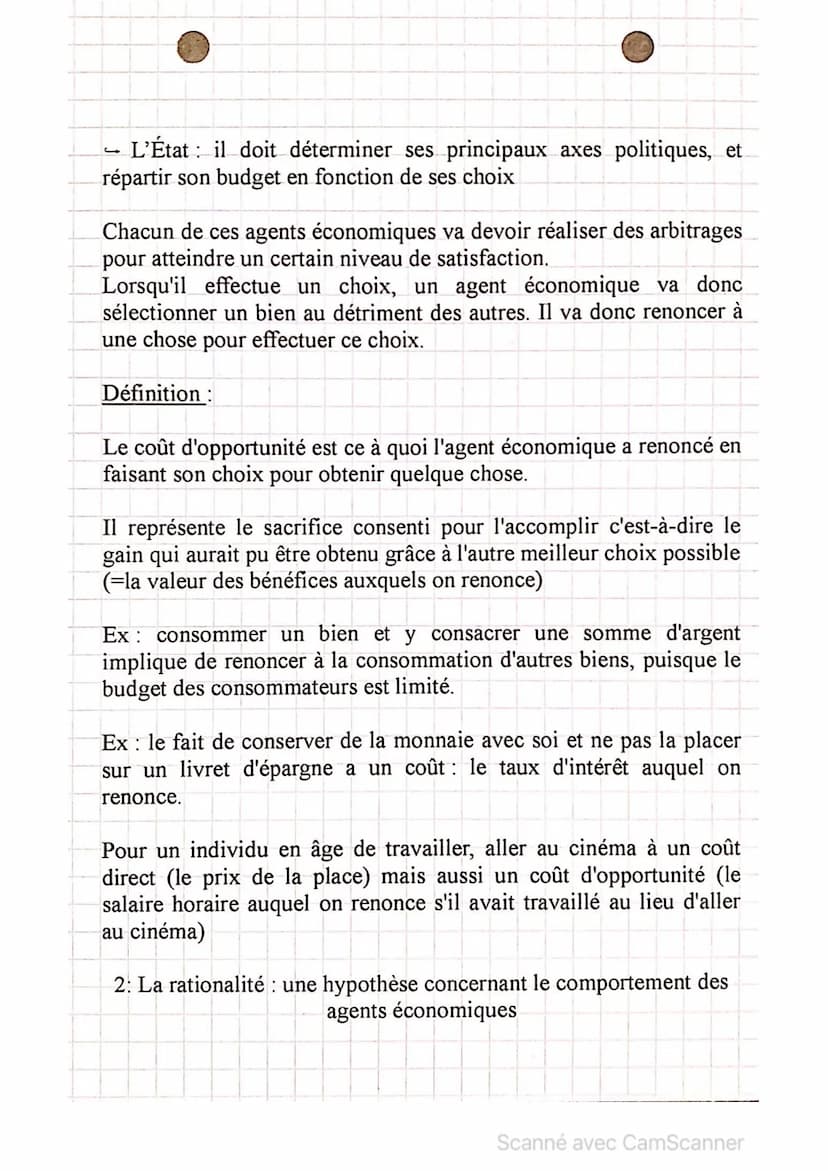 
<h2 id="leschoixconomiquesetleursdterminants">Les choix économiques et leurs déterminants</h2>
<h3 id="leschoixrationnels">Les choix ration