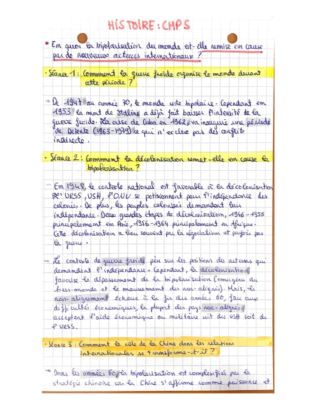 Comprendre la bipolarisation du monde : acteurs et enjeux (Version révisée)