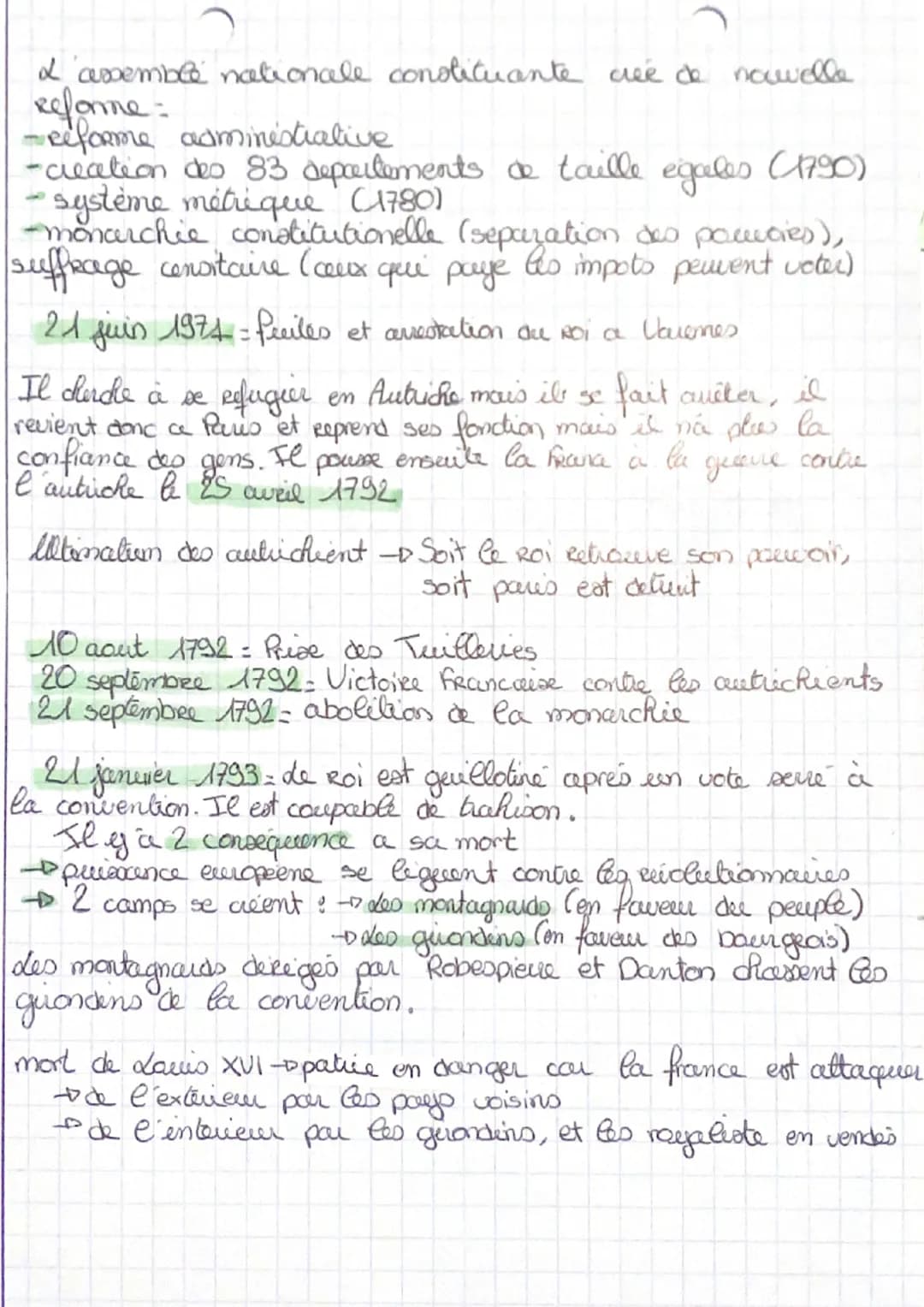 HISTOIRE
La révolution française
La Revolution est een Rangement boutale de l'organisation
sociale et de regime politique. Elle commence on
