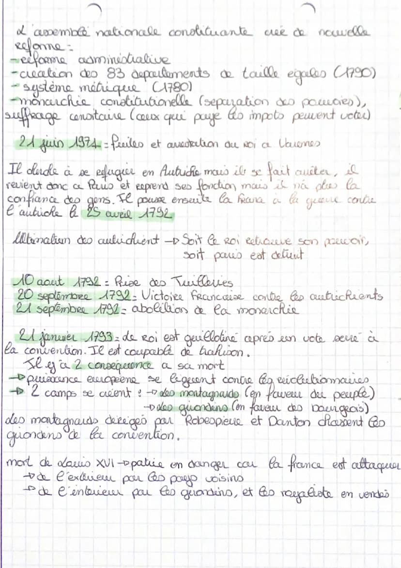HISTOIRE
La révolution française
La Revolution est een Rangement boutale de l'organisation
sociale et de regime politique. Elle commence on
