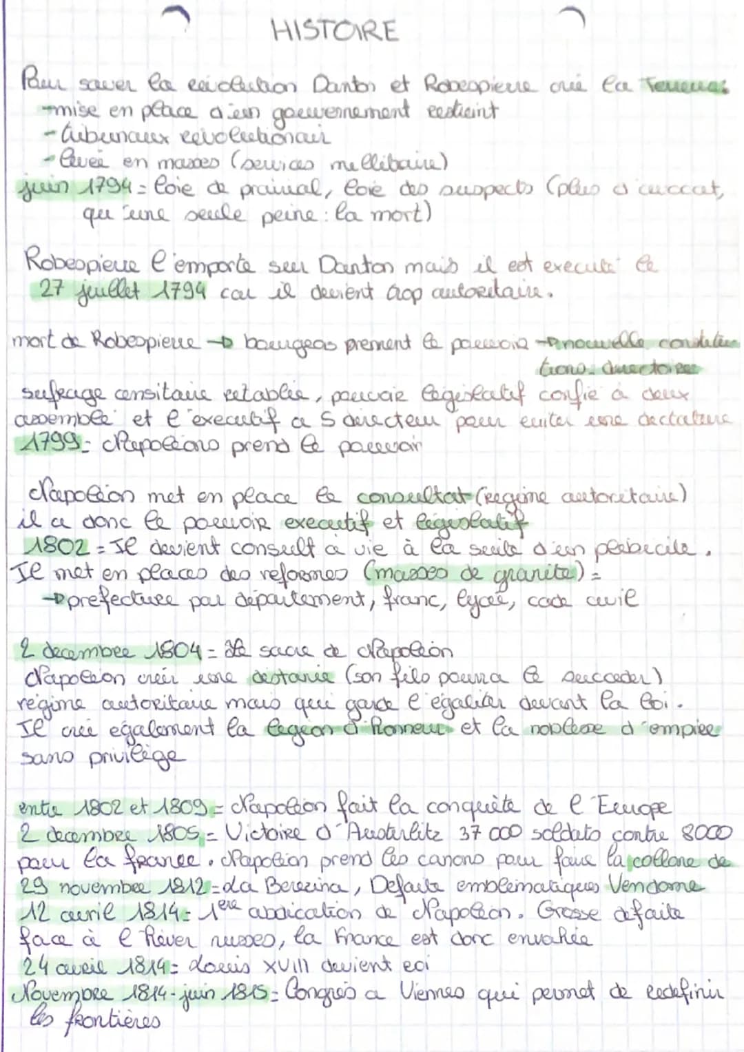 HISTOIRE
La révolution française
La Revolution est een Rangement boutale de l'organisation
sociale et de regime politique. Elle commence on
