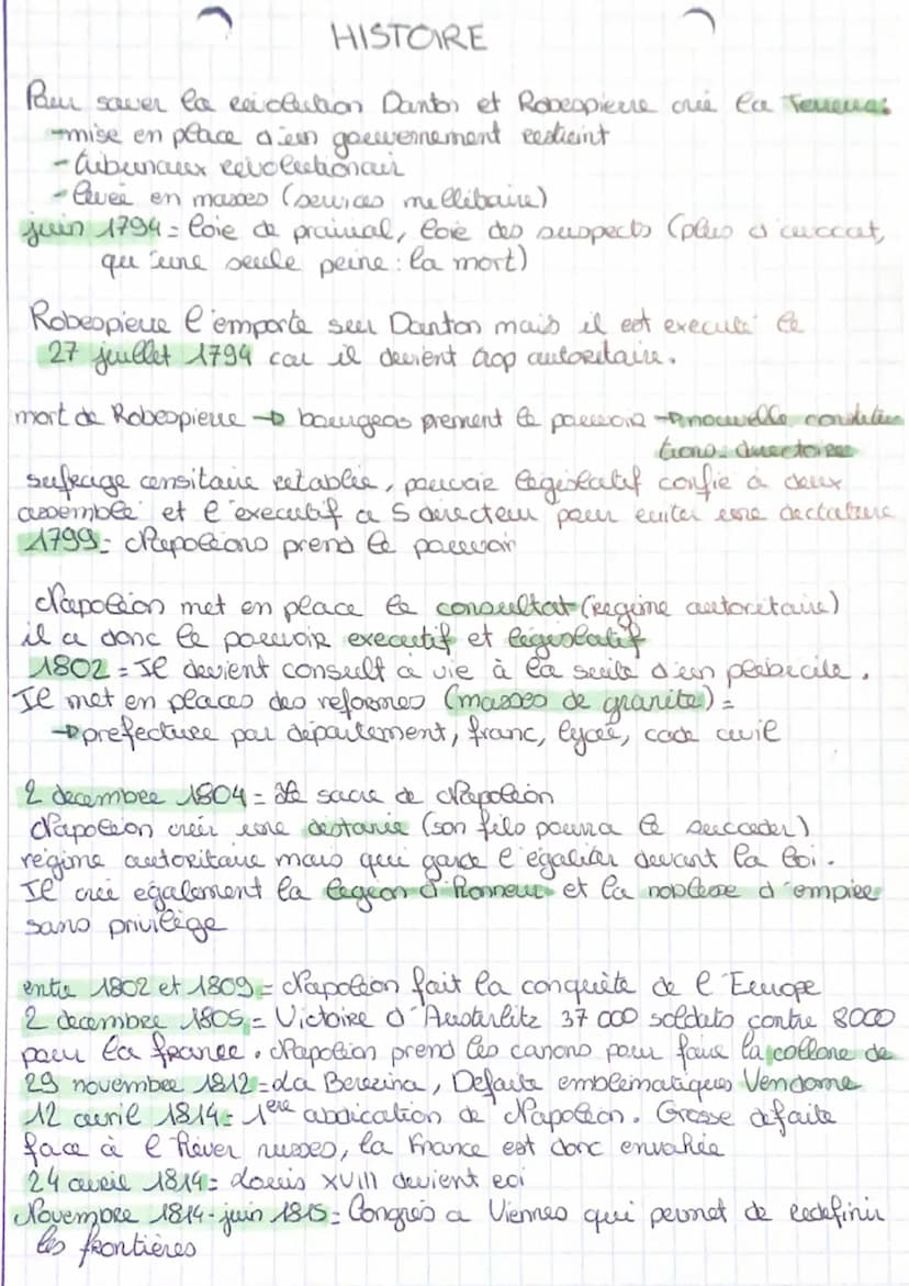 HISTOIRE
La révolution française
La Revolution est een Rangement boutale de l'organisation
sociale et de regime politique. Elle commence on
