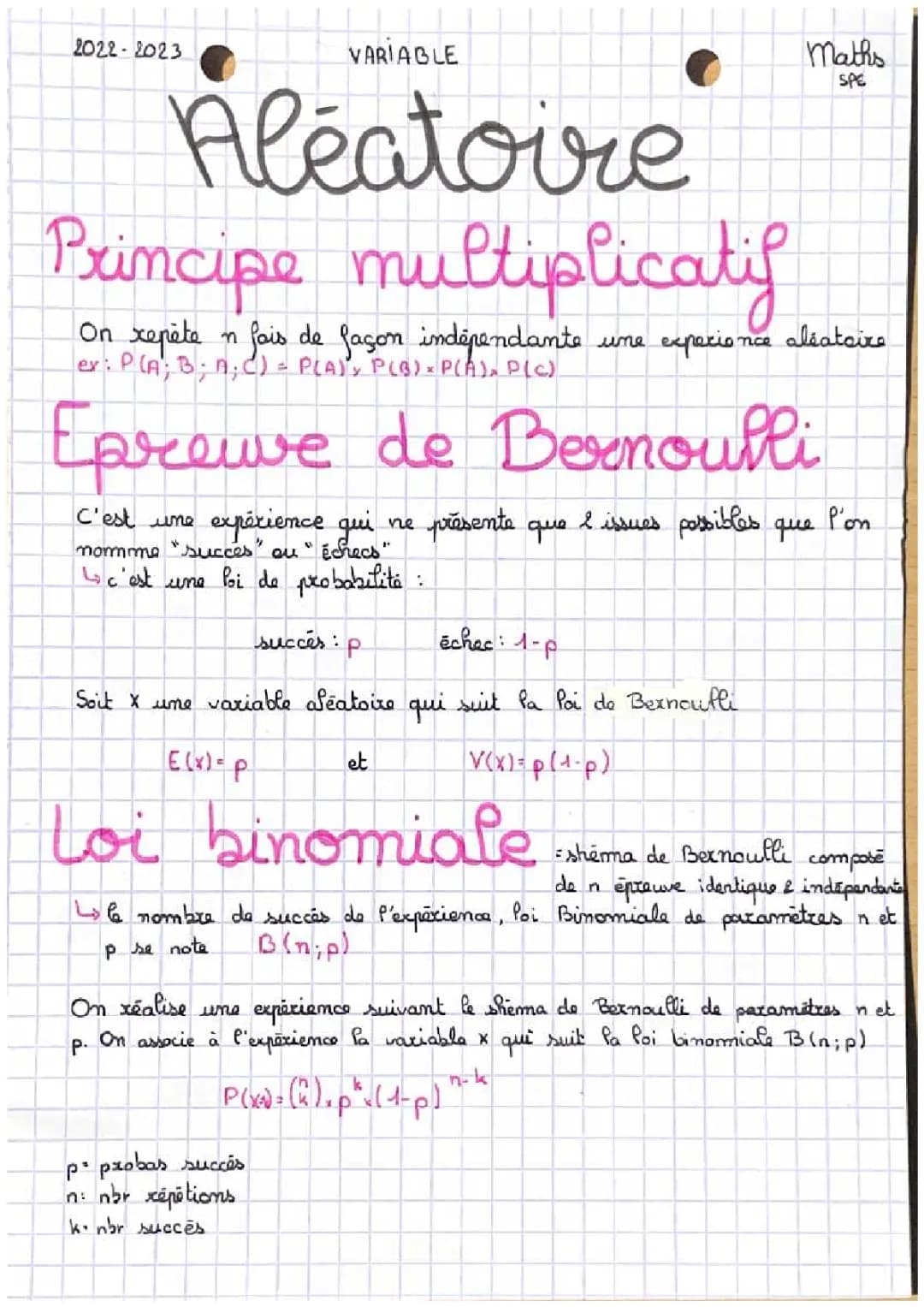 Exercices Amusants avec la Loi de Bernoulli et la Probabilité