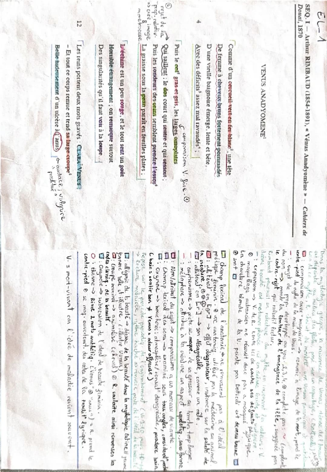 INTRODUCTION (1 min 30 max.)

Carte d'identité de l'œuvre
En 1870-1871, Arthur Rimbaud, agé seulement de 16 ans, écut
22 poèmes lors de & fu