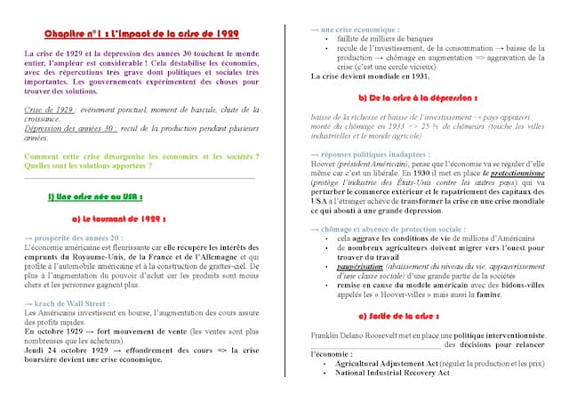 Know L'impact de la crise de 1929 thumbnail