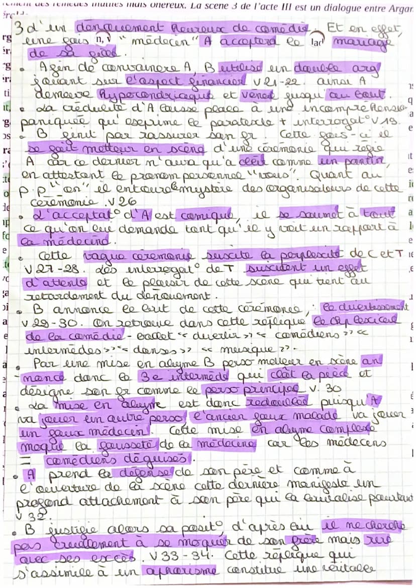 B
Al
Bé
2
u
10
ér
S
itt
CO
d
1
fi
e
UL leur Datient
A
Le Malade
imaginaire
Acte 111 scène 14
INTRO:
(voir Ls)
Dialogue entre B A et Toinette