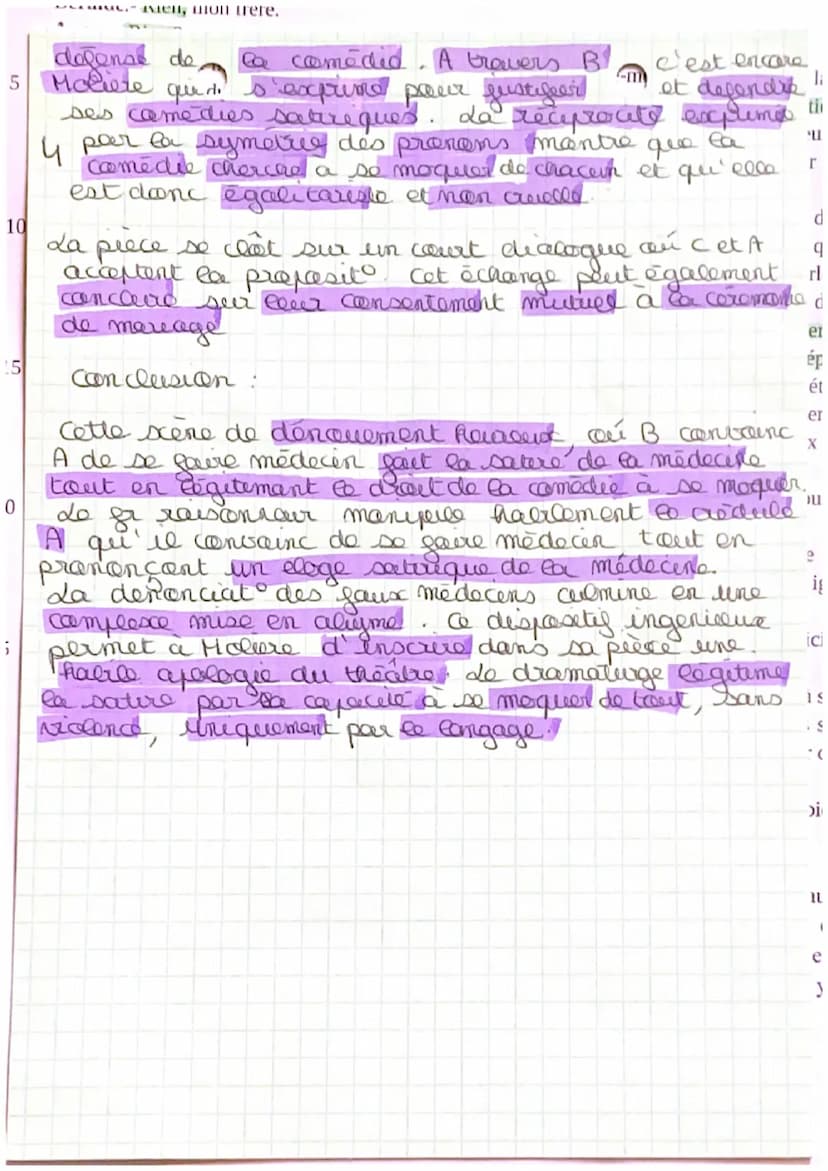 B
Al
Bé
2
u
10
ér
S
itt
CO
d
1
fi
e
UL leur Datient
A
Le Malade
imaginaire
Acte 111 scène 14
INTRO:
(voir Ls)
Dialogue entre B A et Toinette