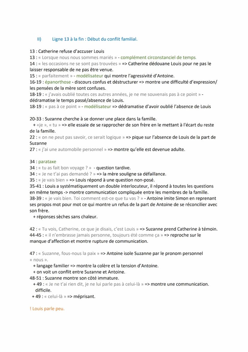 OBJET D'ÉTUDE N°1 : LE THÉÂTRE DU XVII e s AU XXI e s.
Séquence n°1: parcours, crise personnelle, crise familiale.
TEXTE 2: << partie 1, scè