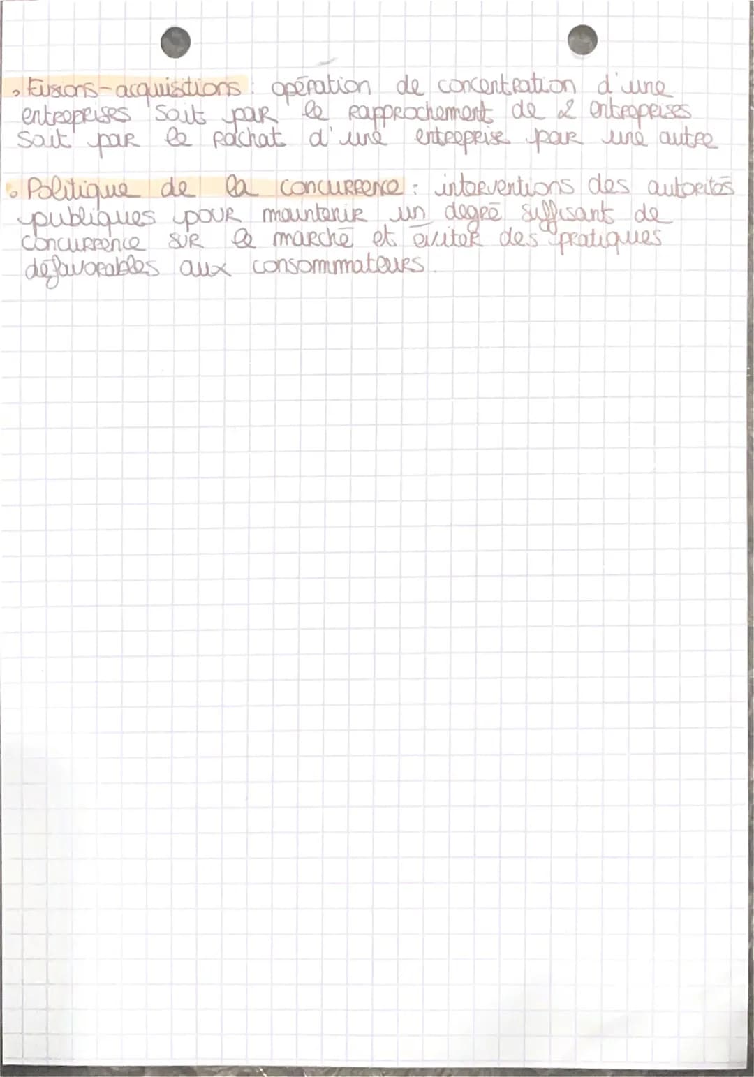 chp 2: COMMENT LES MARCHÉS
IMPARFAITEMENT CONCURRENTIELS FONCTIONNENT-ILS?
Définitions:
• Abus de position dominante comportement d'une
entr