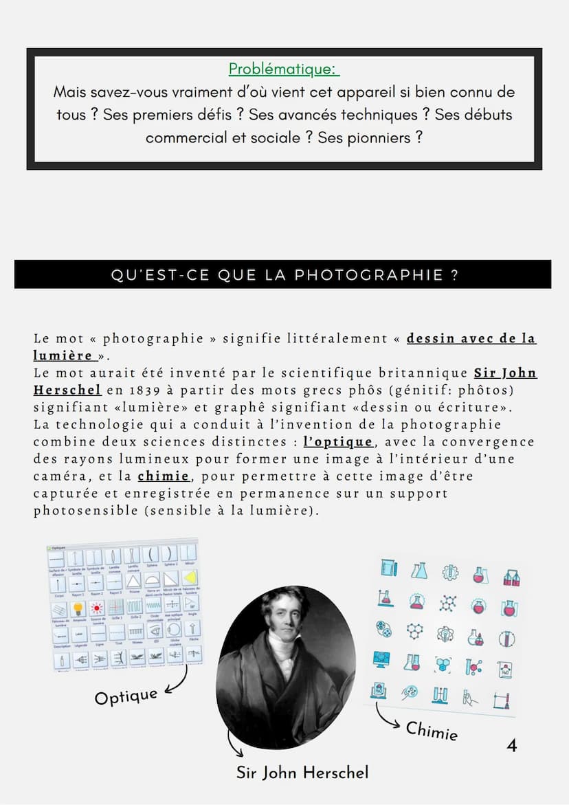 Reflekta II
VEBUR
HISTOIRE
L'ÉVOLUTION DE
L'APPAREIL PHOTO À
TRAVERS LES ÉPOQUES
1 • INTRODUCTION (P.3)
PROBLÉMATIQUE (P.4)
• QU'EST-CE QUE 