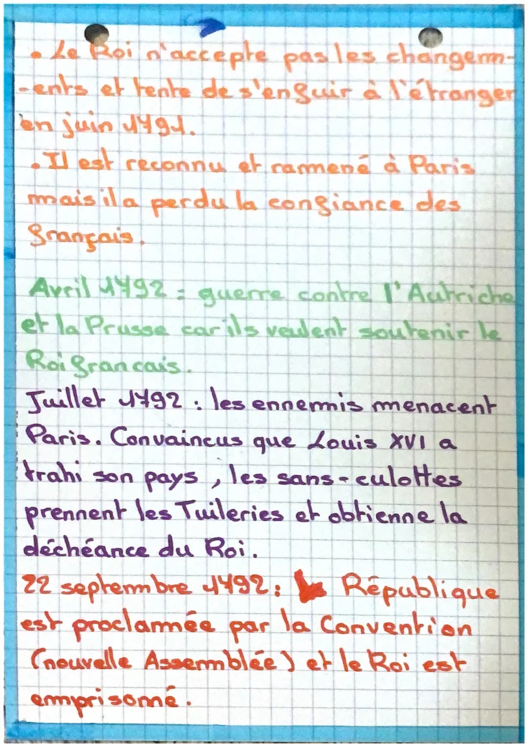 La Révolution françai-
-se et l'Empire
5 mai 1789: état generaux
-déception et colère car un vote par
ordre mais pas par
20 juin 1789: sèrem