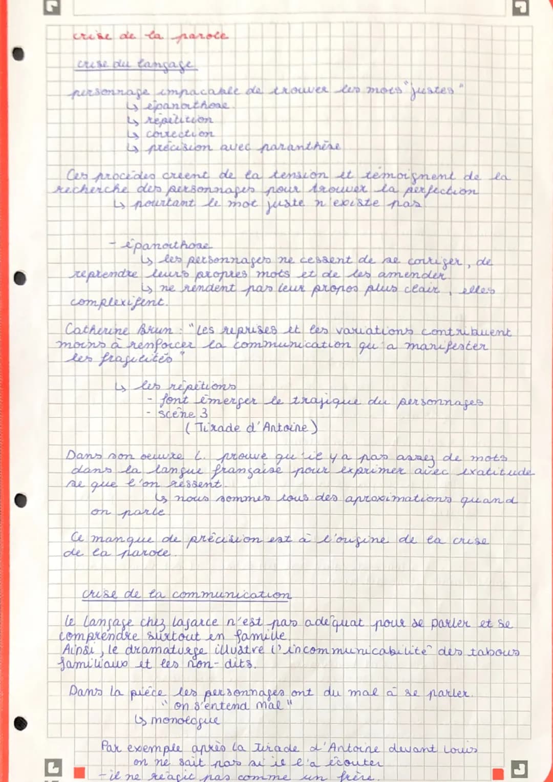 dissertation
crise personnelle, crise familiale
introduction
Selon le crutique Jacques More, le héros trajique entend staffirmer
dans le pré