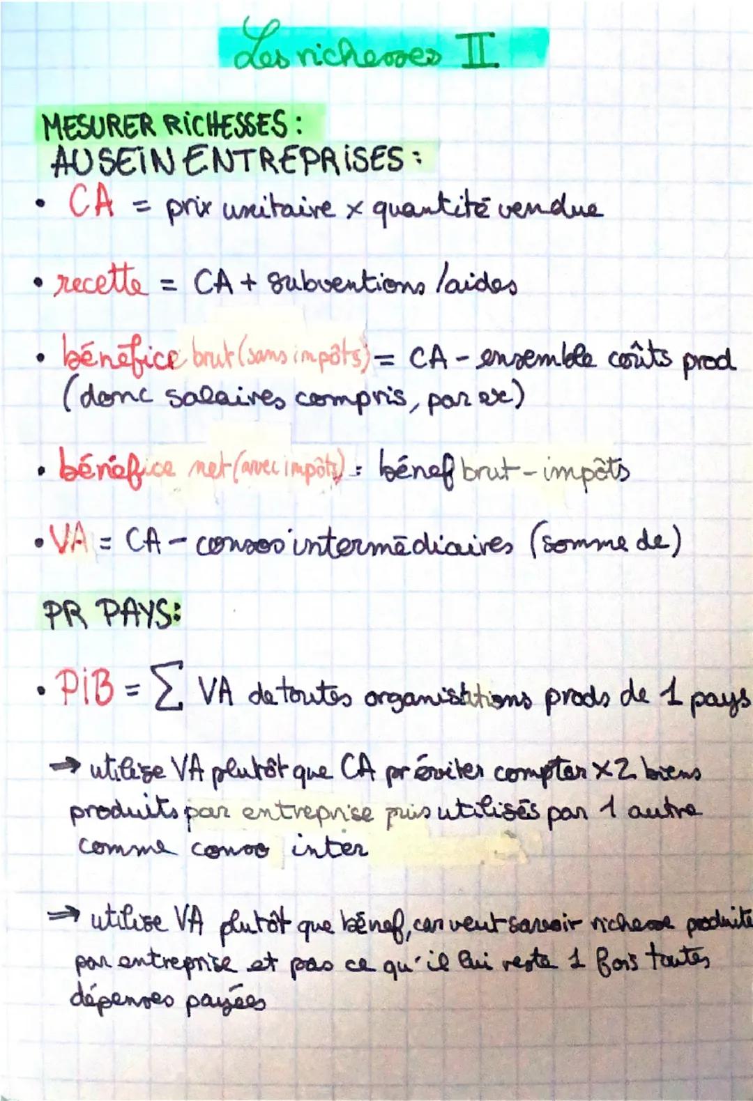 # Les richesses I

PRODUIRE:

*   produire $\rightarrow$ combiner Bacteurs production:

*   travel: activité humaine rémunérée

*   capital 