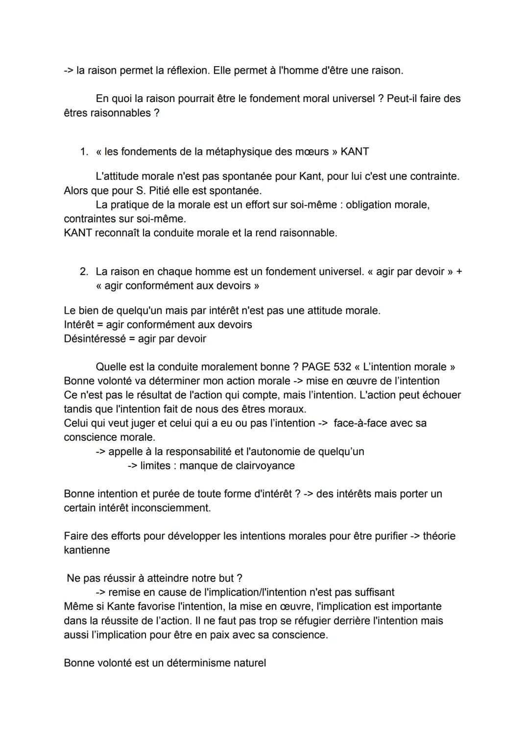 Introduction:
Connaissez-vous un sentiment ou des sentiments moraux?
Est-ce par expérience que vous vous rendez compte d'une conscience
mora