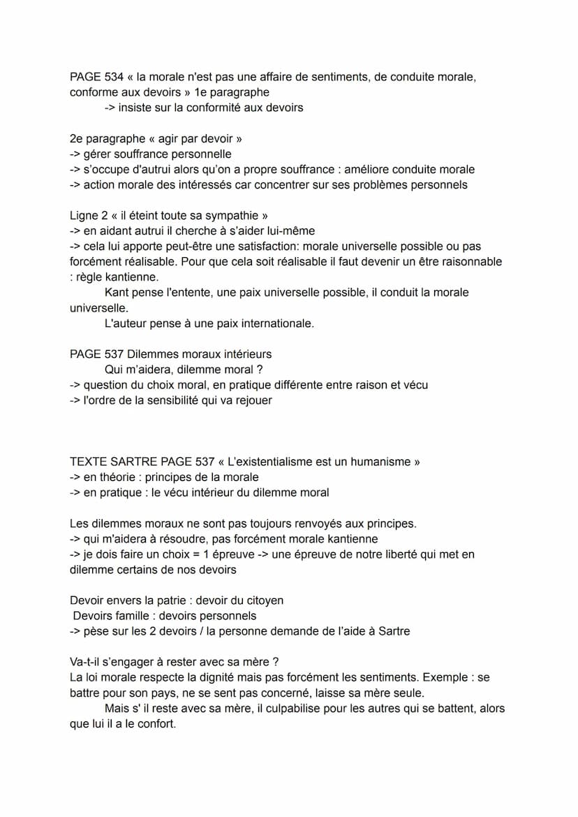 Introduction:
Connaissez-vous un sentiment ou des sentiments moraux?
Est-ce par expérience que vous vous rendez compte d'une conscience
mora