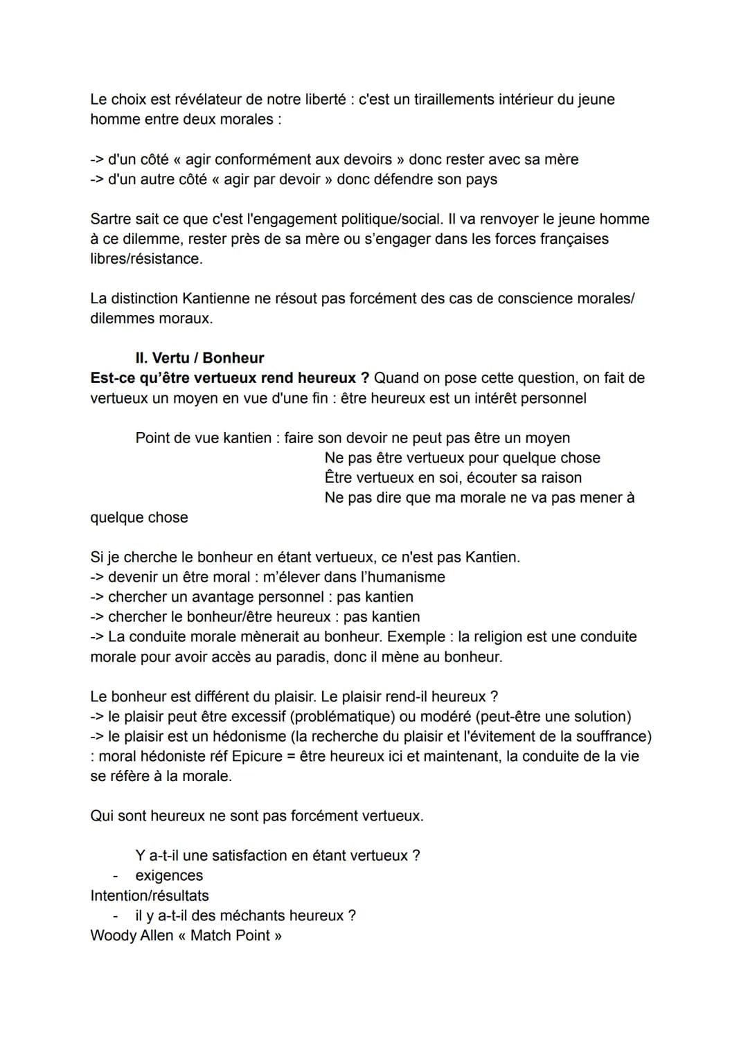 Introduction:
Connaissez-vous un sentiment ou des sentiments moraux?
Est-ce par expérience que vous vous rendez compte d'une conscience
mora