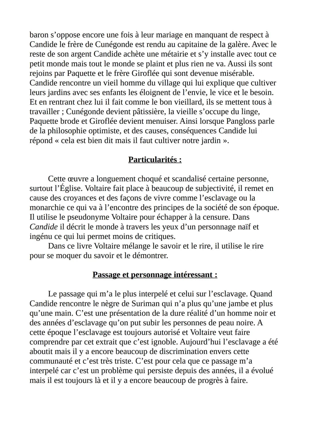 LEPLANOIS
Camille
DOSSIER
Candide
de Voltaire
1er 5
octobre 2021 Présentation :
François Marie Aouret, dit Voltaire, est né le 21 novembre 1