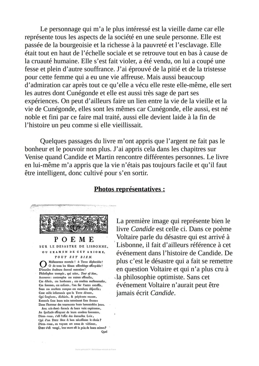 LEPLANOIS
Camille
DOSSIER
Candide
de Voltaire
1er 5
octobre 2021 Présentation :
François Marie Aouret, dit Voltaire, est né le 21 novembre 1