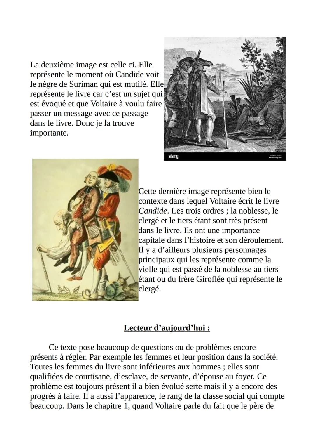 LEPLANOIS
Camille
DOSSIER
Candide
de Voltaire
1er 5
octobre 2021 Présentation :
François Marie Aouret, dit Voltaire, est né le 21 novembre 1