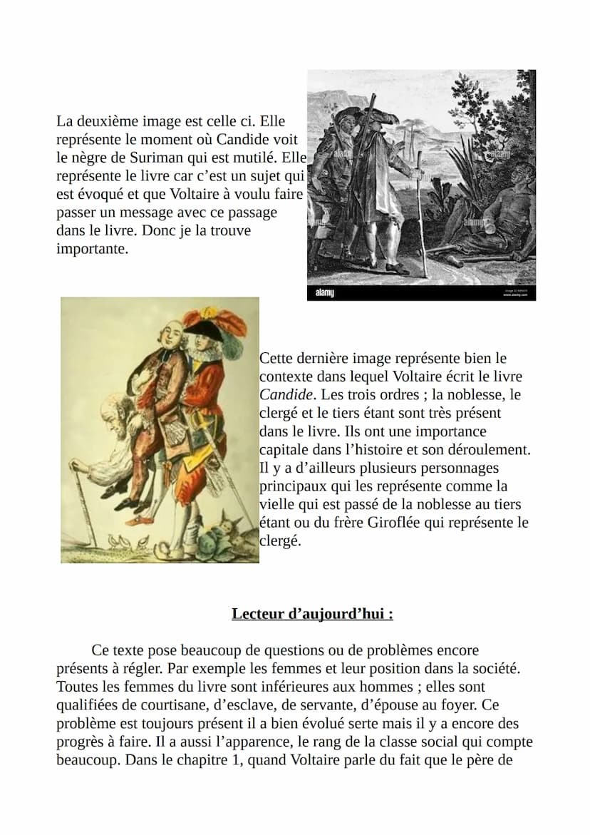 LEPLANOIS
Camille
DOSSIER
Candide
de Voltaire
1er 5
octobre 2021 Présentation :
François Marie Aouret, dit Voltaire, est né le 21 novembre 1