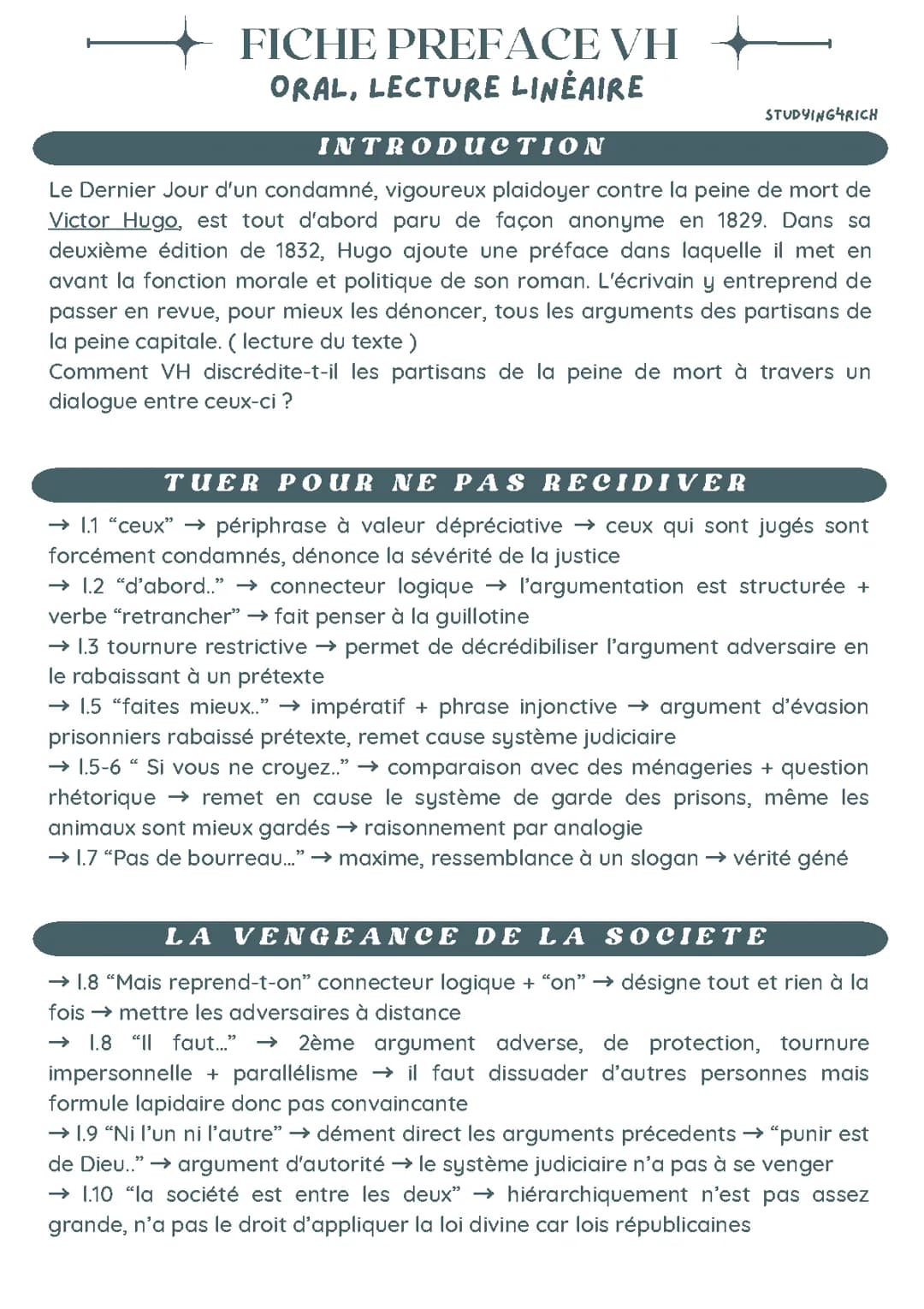 Victor Hugo: Discours Contre la Peine de Mort et 'Le Dernier Jour d'un Condamné'