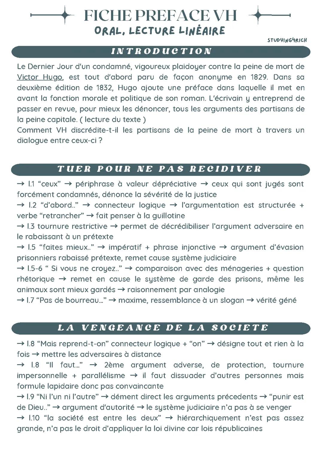 Victor Hugo: Discours Contre la Peine de Mort et 'Le Dernier Jour d'un Condamné'