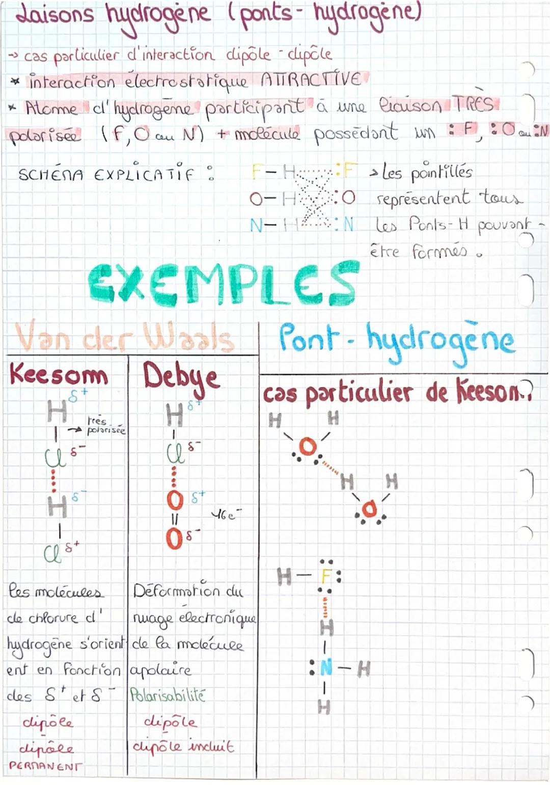 # Structure et popriétés de la matière

- Conésion d'un solide lonique a moléculaire


- le solide ionique

  * interactions) électrostatiqu