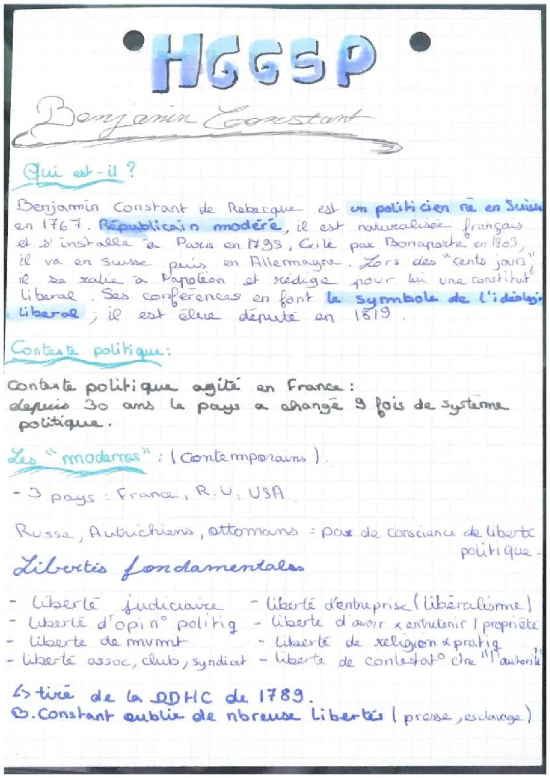 HGGSP Benjamin Constant 